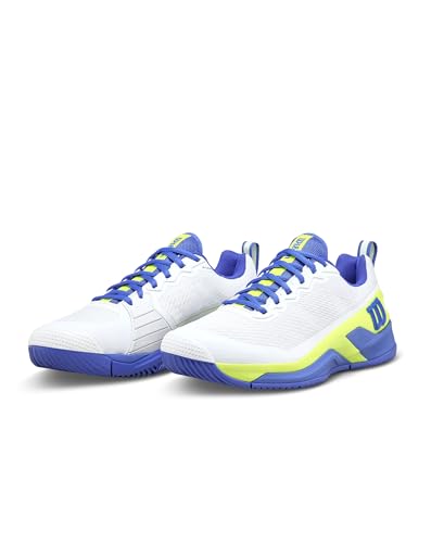 White/Amparo Blue/Safety Yellow