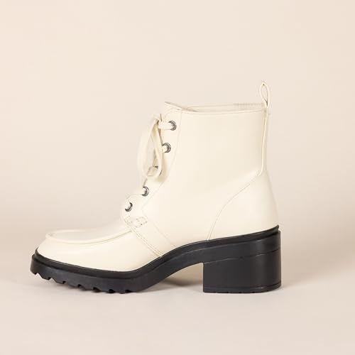 Ecru Faux Leather
