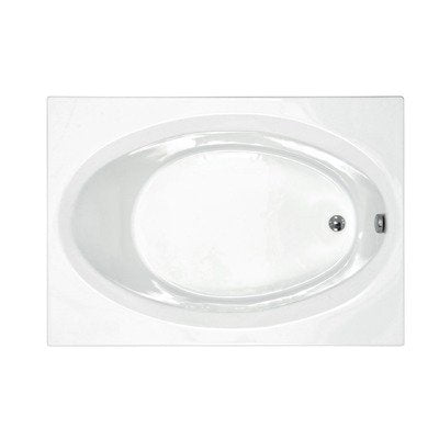 Spa Escapes 4384V Bermuda 84" x 23" Rectangular Bathtub Finish: White, Trim Finish: White, Pump Location: Left