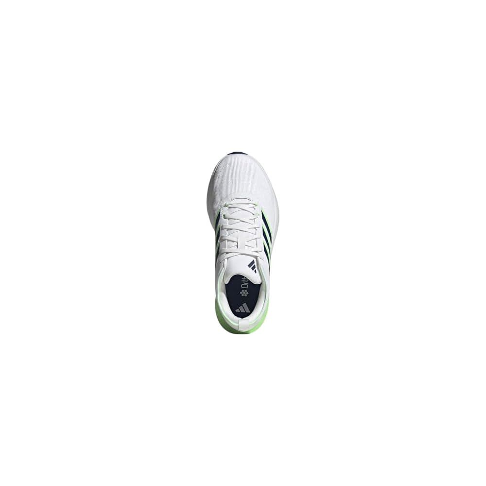 White/Dark Blue/Lime Burst