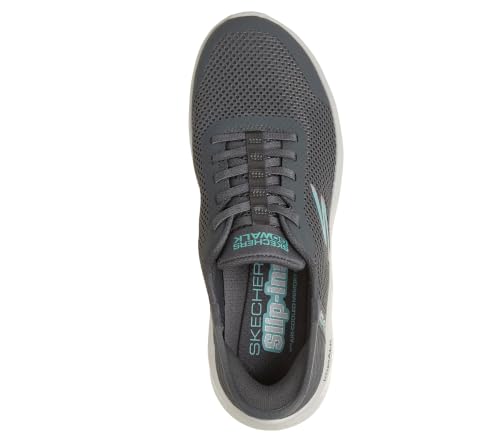 Charcoal/Turquoise
