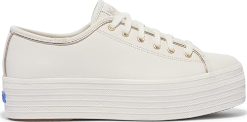 White/Gold Leather