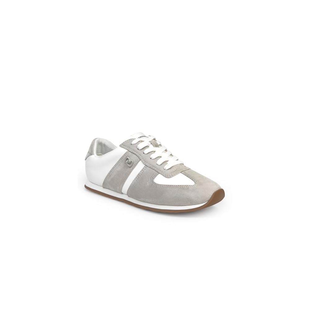 White Faux Suede/Nylon