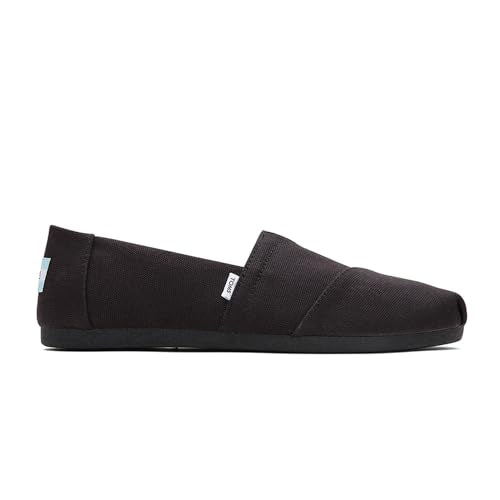 Black/Black Wide Recycled Cotton Canvas