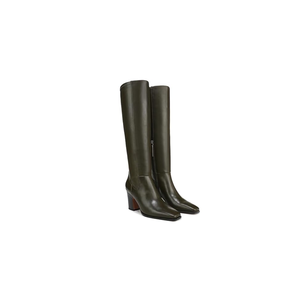 Deep Olive Green Leather