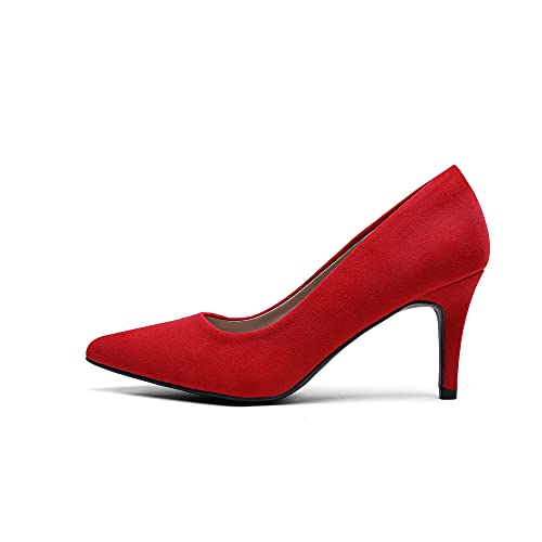 Red/Suede