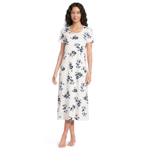 Ivory/Deep Sea Floral