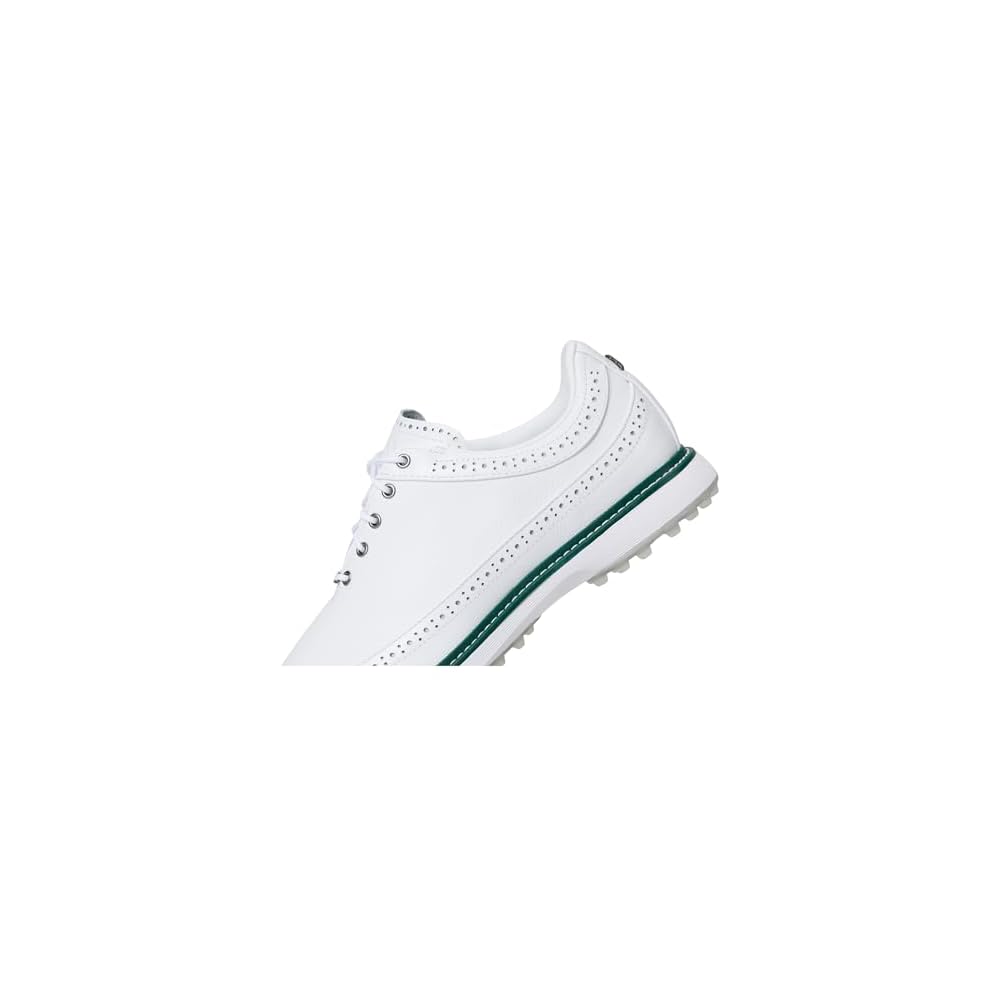 Footwear White/Silver Metalic/Collegiate Green