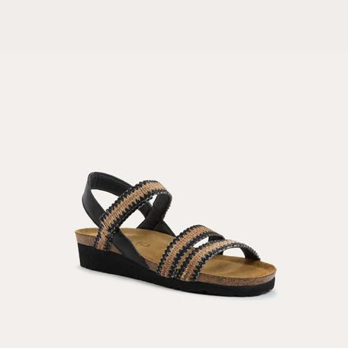 Black/Brown Raffia