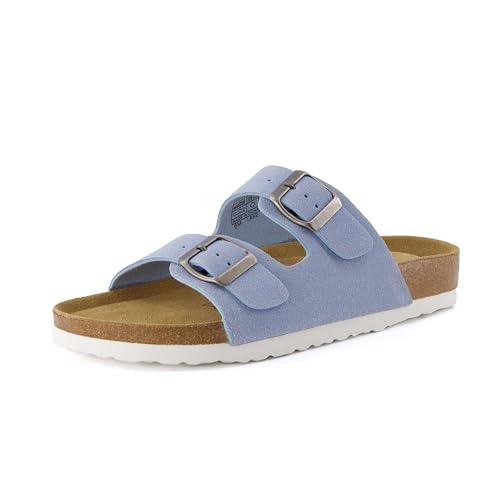 Lt. Blue Vegan Suede