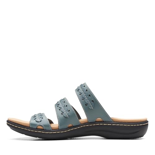 Blue Grey Leather