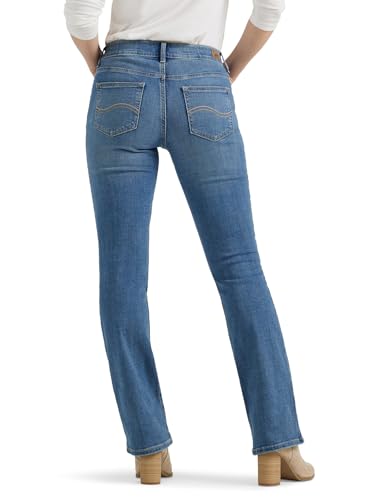 Lee Women's Ultra Lux Comfort with Flex Motion Bootcut Jean Majestic 14 Long