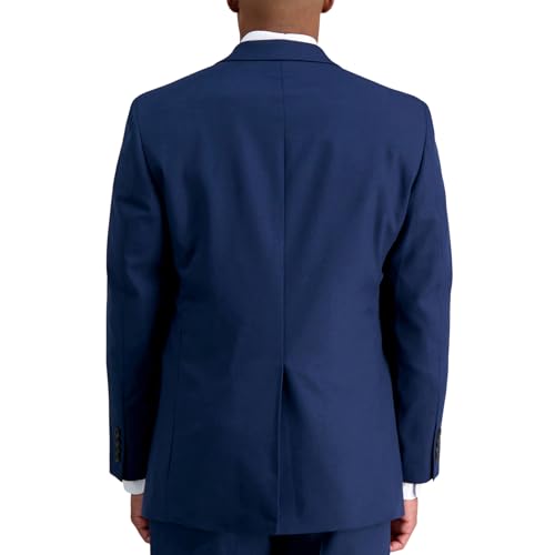J.M. Haggar Men's Suit Jacket, Blue Weave Print, 48 Tall