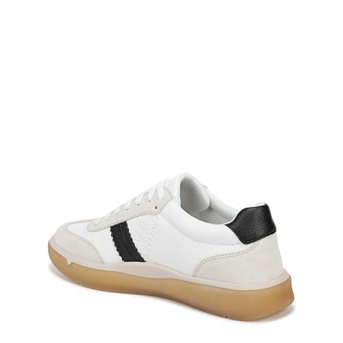White/Black Leather