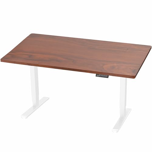 Dark Walnut Top / White Frame