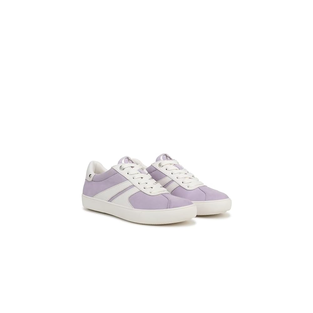 Lilac Suede/Warm White Leather