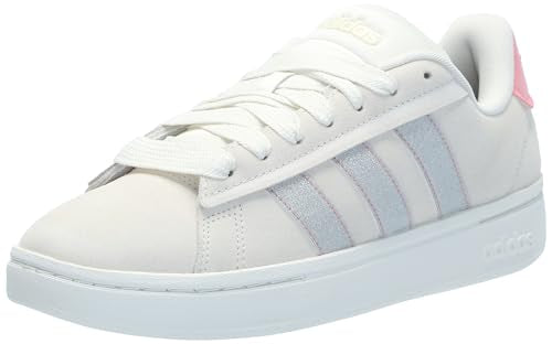 Off White/Silver Metallic/Semi Pink Spark