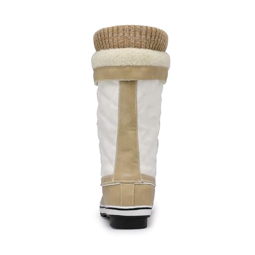 Beige/White