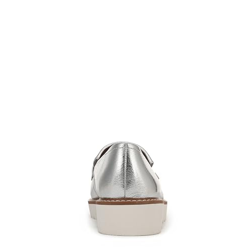 Silver Metallic Leather