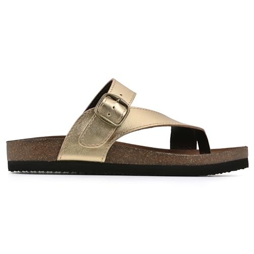 Ant.gold/Lea (W/Brown Sole)