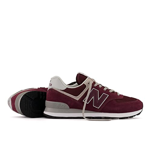 Burgundy/White