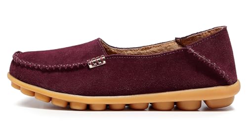 Burgundy Shearling