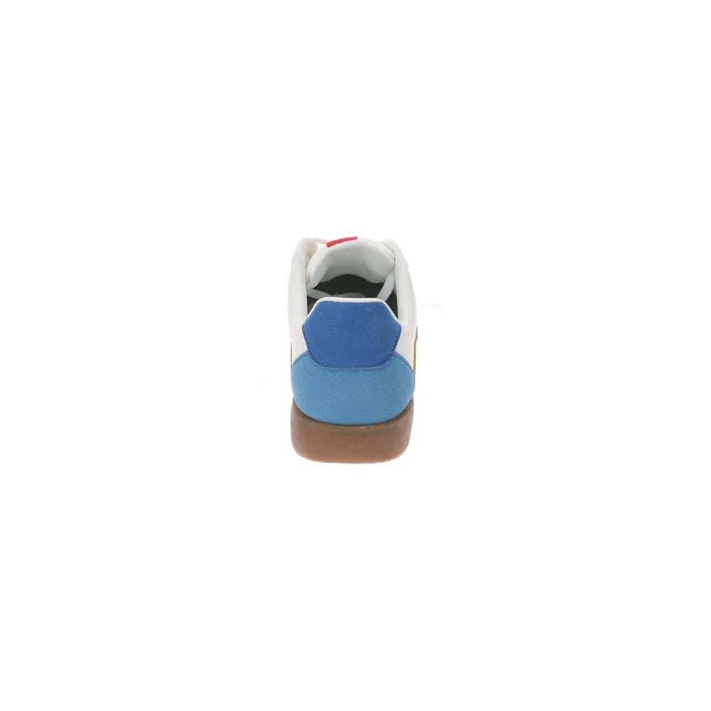 White-blue-red Orange