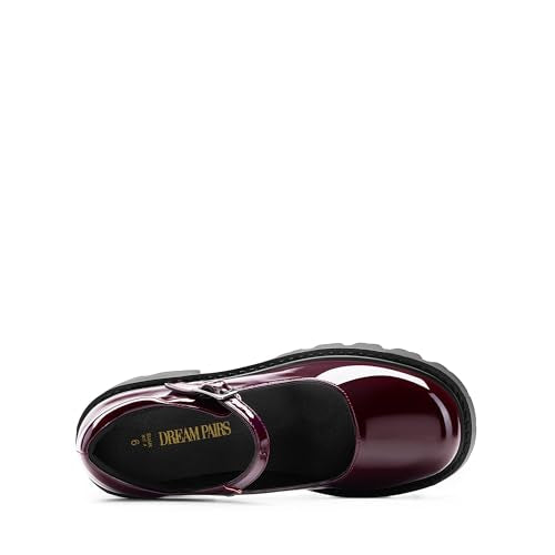 Burgundy-pat