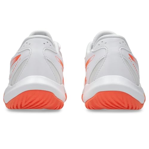 White/Vivid Coral
