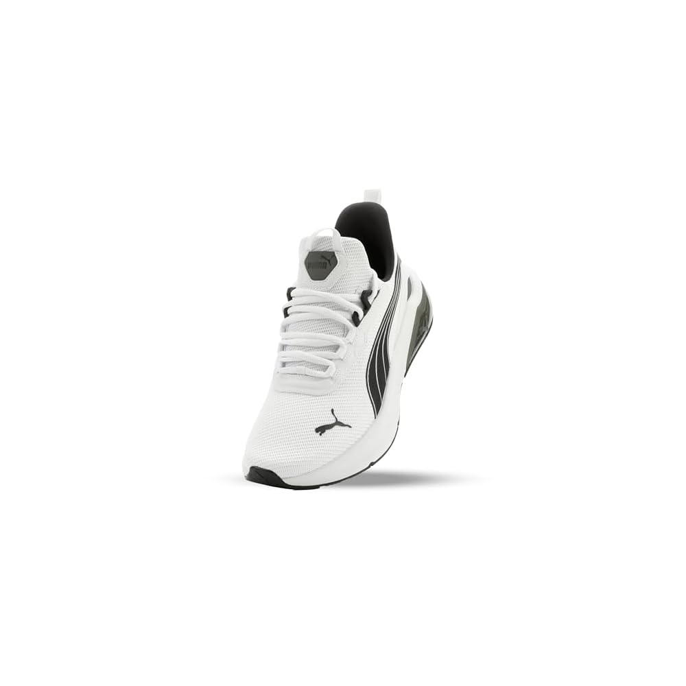 Puma White-puma Black-flat Medium Gray