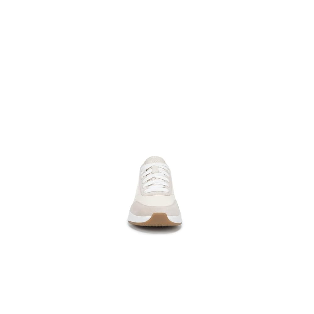 Ivory/Silver Leather and Suede