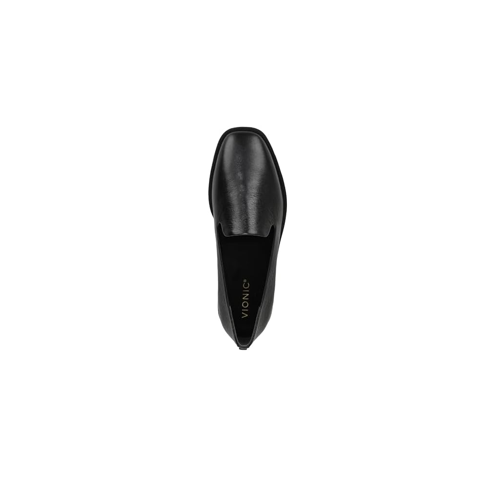 Black Tumbled Leather