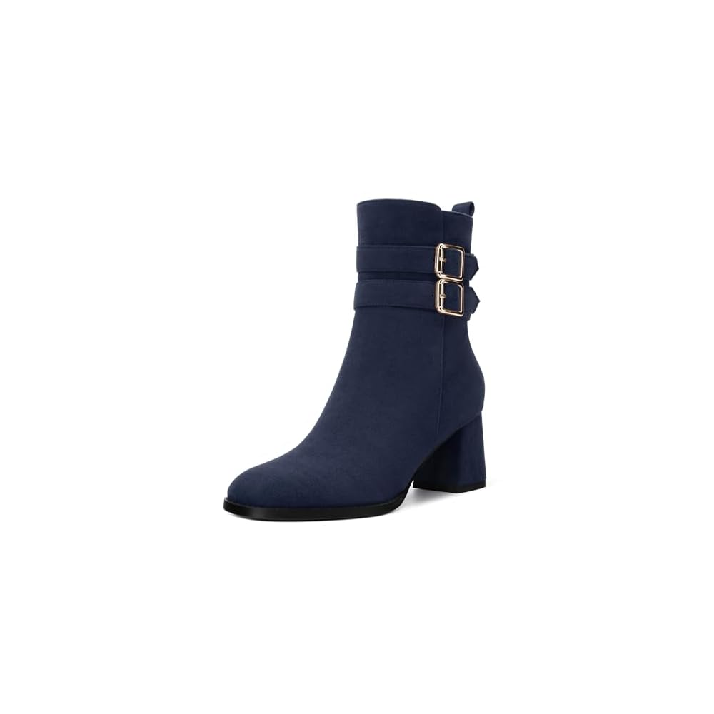 Navy Blue Suede