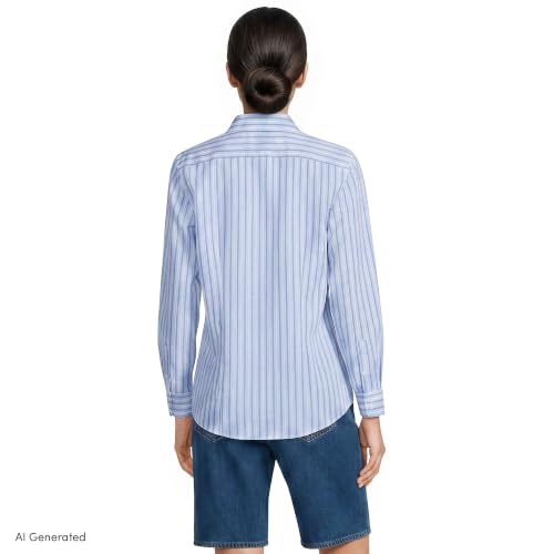 Soft Sky Blue Stripe
