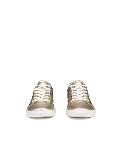Pure White Gold Leather