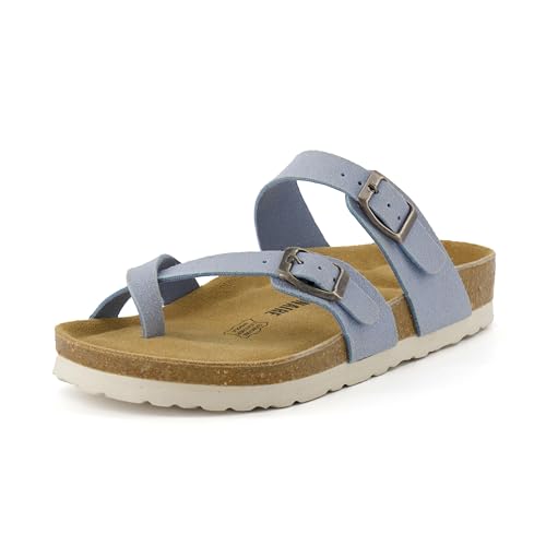 Blue Vegan Suede