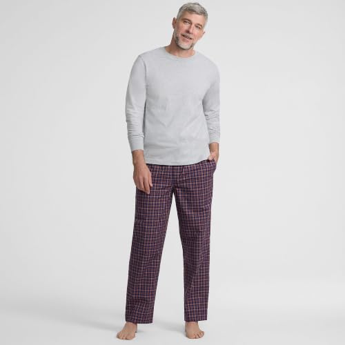 Rich Burgundy/Blue Plaid