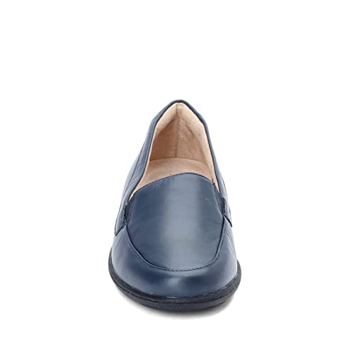 Navy Leather