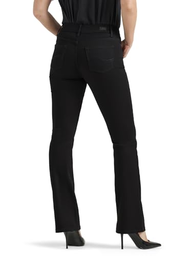 Lee Women's Ultra Lux Comfort with Flex Motion Bootcut Jean Black 12 Long