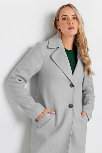 Long Tall Sally Lts Tall Formal Midi Coat Grey 16