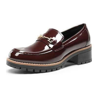 Burgundy-pat