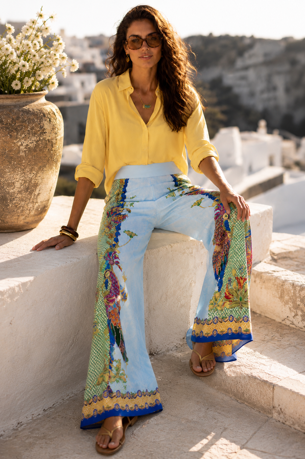 Tall Peacock Paradise Set