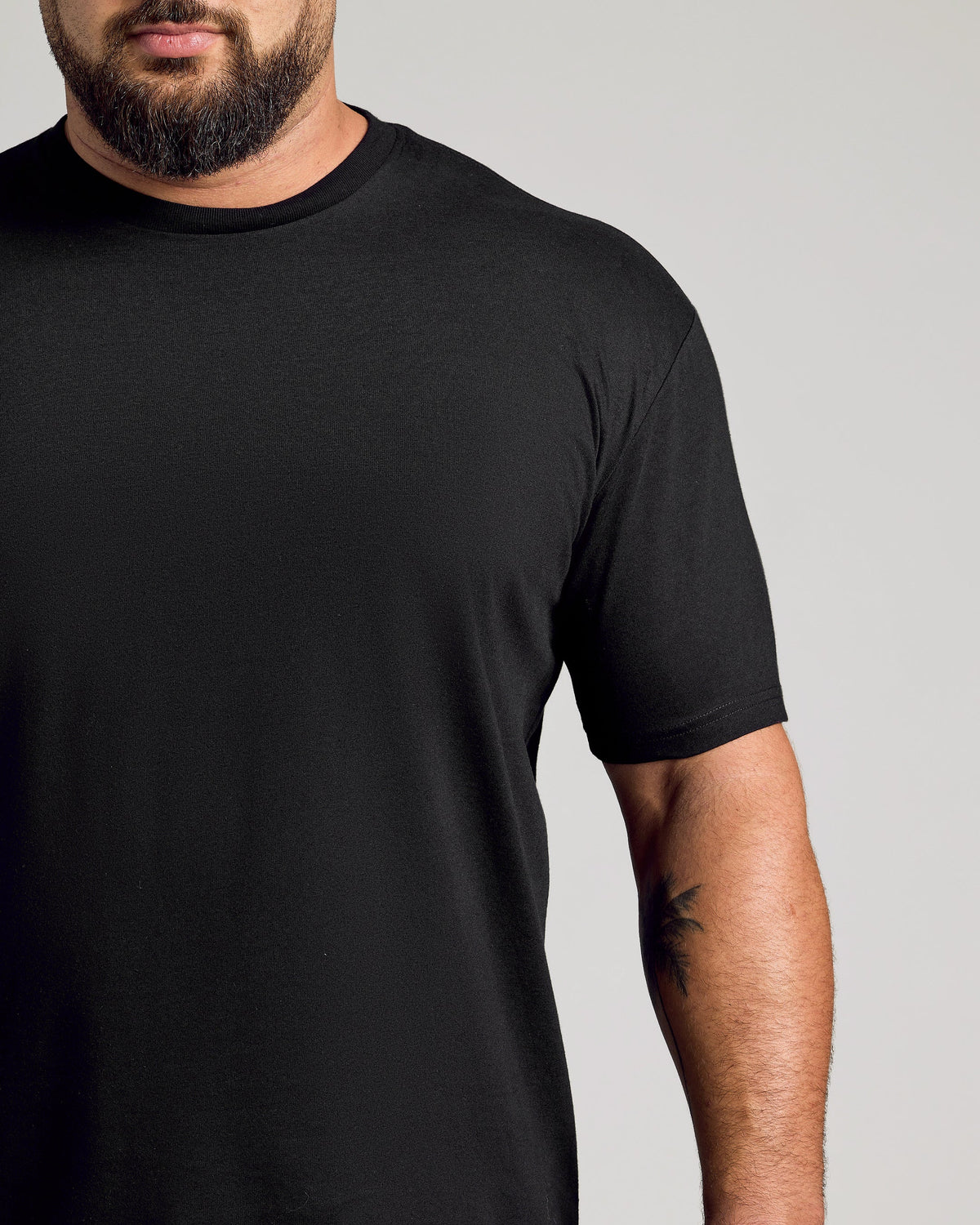 Black Classic Crew Neck