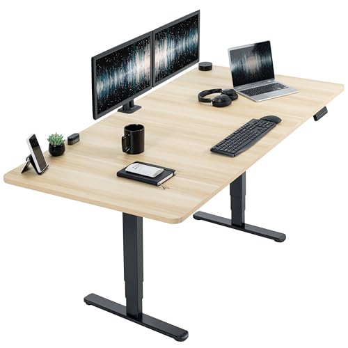 Light Wood Top / Black Frame