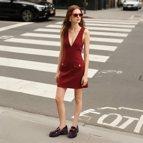Burgundy-pat