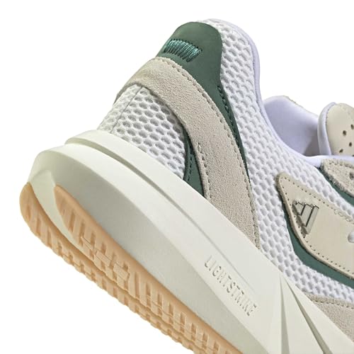 Off White/Silver Metallic/Collegiate Green