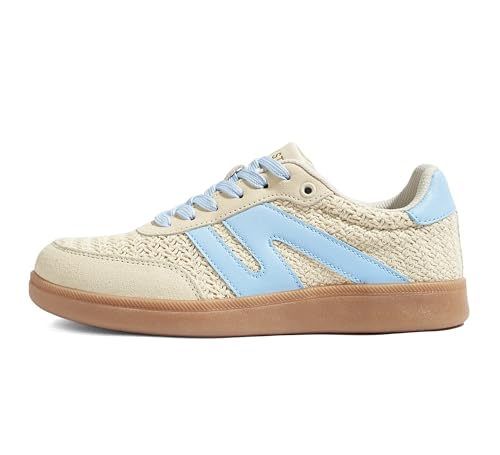 Beige/Blue W