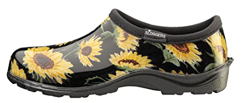 Sunflower Print Black