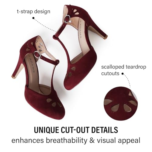 Burgundy Vegan Suede