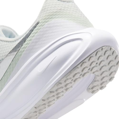 Off White/Metallic Silver/Barely Green